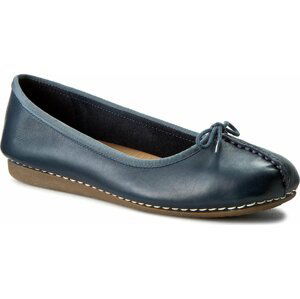 Baleríny Clarks Freckle Ice 203529324 Navy Leather