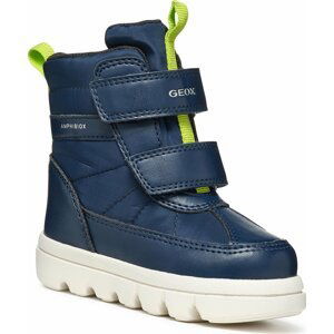 Sněhule Geox B Willaboom Boy B Ab B365BG 0FU54 C0749 M Navy/Lime