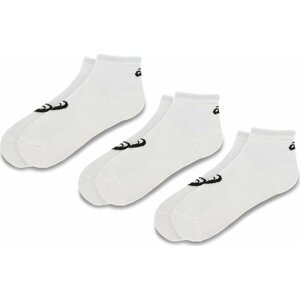 Sada 3 párů nízkých ponožek unisex Asics 3PPK Quarter Sock 155205 White 0001