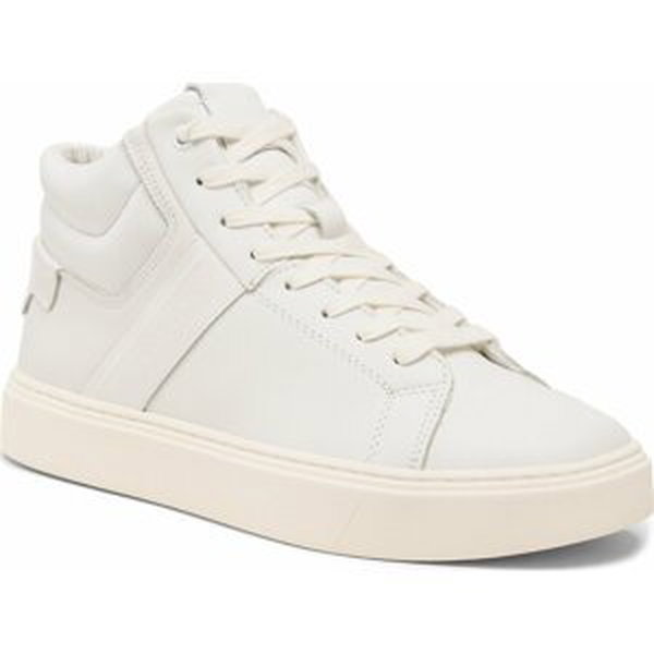 Sneakersy Calvin Klein High Top Lace Up Lth HM0HM01057 0K4