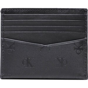 Pouzdro na kreditní karty Calvin Klein Jeans Monogram Soft Cardcase 10Cc Aop K50K510434 Černá