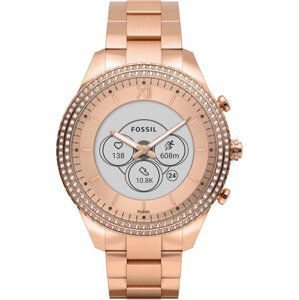 Chytré hodinky Fossil Gen 6 Hybrid FTW7063 Rose Gold/Rose Gold