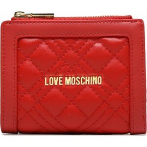 Malá dámská peněženka LOVE MOSCHINO JC5606PP1HLA0500 Rosso