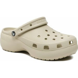 Nazouváky Crocs Classic Platform Clog W 206750 Bone