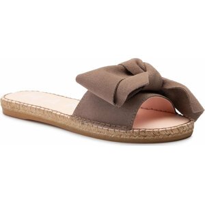 Espadrilky Manebi Sandals With Bow K 1.9 J0 Taupe Suede