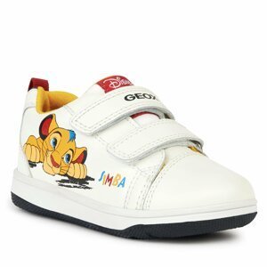 Sneakersy Geox B New Flick Boy B361LA 00085 C0404 S White/Black