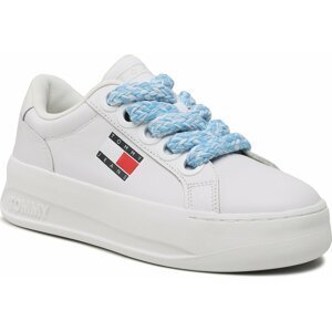 Sneakersy Tommy Jeans City Flatform EN0EN02117 White 0K4