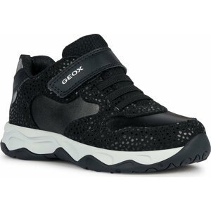 Sneakersy Geox J Calco Girl J16CMA 0DHBC C9244 D Black/Dk Silver