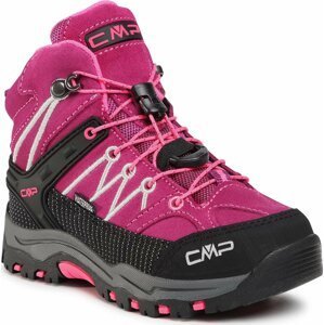 Trekingová obuv CMP Kids Rigel Mid Trekking Shoe Wp 3Q12944 Berry/Pink Fluo 05HF