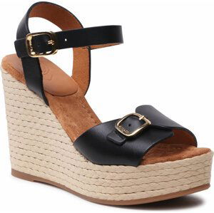 Espadrilky Unisa Melao Ran Black