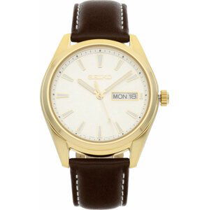 Hodinky Seiko Classic Quartz SUR450P1 Gold/Brwon