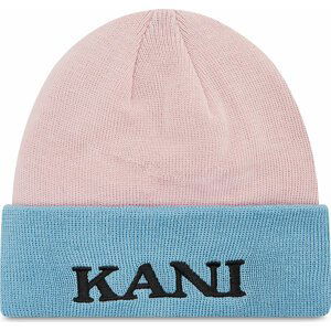 Čepice Karl Kani Retro Block Beanie 7020114 Rose/Light Blue