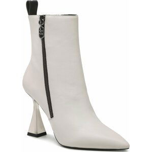 Polokozačky KARL LAGERFELD KL32054 White Lthr