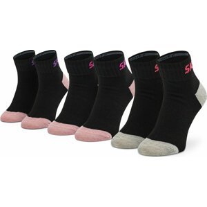 Sada 3 párů nízkých ponožek unisex Skechers SK-SK42022 Black 9999