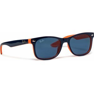 Sluneční brýle Ray-Ban Junior New Wayfarer 0RJ9052S 178/80 Blue On Orange/Blue