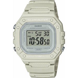 Hodinky Casio W-218HC-8AVEF Beige/Beige