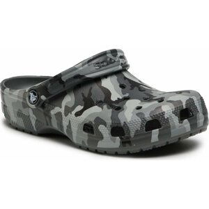 Nazouváky Crocs Classic Printed Camo Clog 206454 Slate Grey/Multi