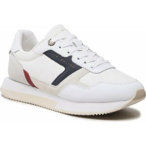 Sneakersy Tommy Hilfiger Essential Th Runner FW0FW06947 White/Rwb 0K9