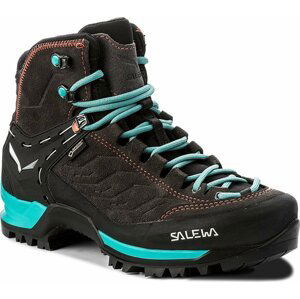 Trekingová obuv Salewa Mtn Trainer Mid Gtx GORE-TEX 63459-0674 Magnet/Viridian Green