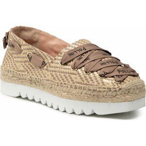 Espadrilky Pollini SA10304G0ETM0103 Rafia Juta