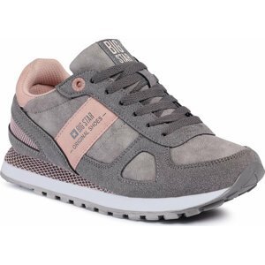 Sneakersy Big Star Shoes GG274675 902 Grey/Pink