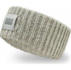 Textilní čelenka Ugg W Chunky Ribbed Headband 22658 Light Grey