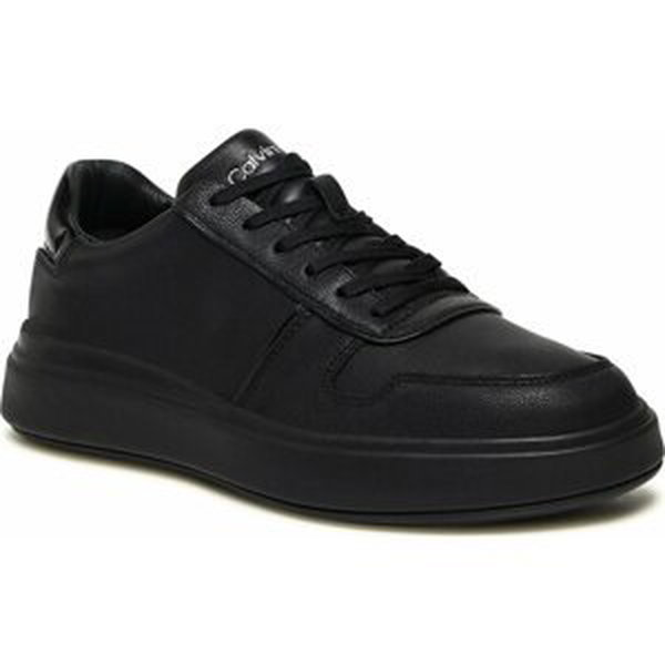 Sneakersy Calvin Klein Low Top Lace Up Piping HM0HM00992 Triple Black 0GJ