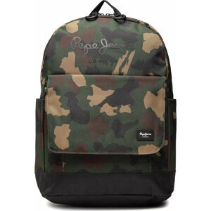 Batoh Pepe Jeans Prtobello Camu Backpack PU030061 Vineyard Green 684