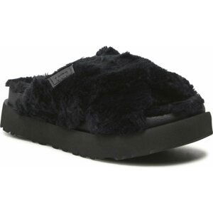 Nazouváky Ugg W Fuzz Sugar Cross Slide 1135131 BLK