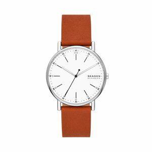 Hodinky Skagen Signatur SKW6903 Silver/Brown