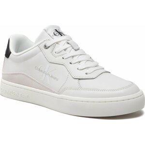 Sneakersy Calvin Klein Jeans Classic Cupsole Lth-Su Mono YM0YM00432 White/Black 0K4