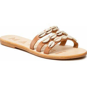 Nazouváky Manebi Leather Sandals S 0.1 Y0 Natural