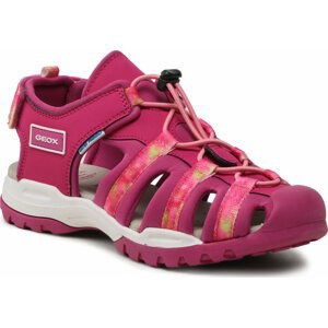 Sandály Geox J Borealis Girl J350WA05015C8335 D Cyclamen