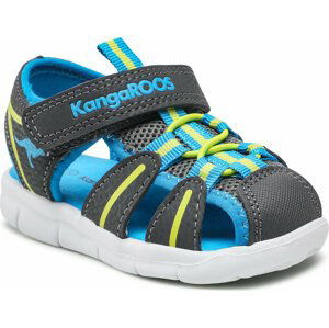 Sandály KangaRoos K-Grobi 02106 000 2014 Steel Grey/Lime