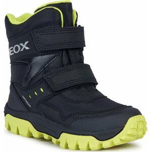 Sněhule Geox J Himalaya Boy B Abx J36FRC 0FUCE C0802 S Black/Lime