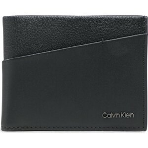 Velká pánská peněženka Calvin Klein Ck Diagonal Bifold 5Cc W/Coin K50K510594 BAX