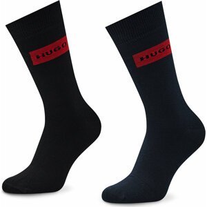 Sada 2 párů pánských vysokých ponožek Hugo 2p Giftset Gadget Cc 50484113 962