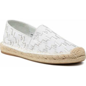 Espadrilky KARL LAGERFELD KL80112 White Canvas