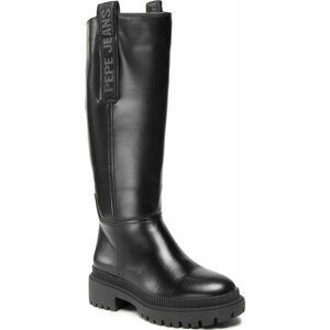 Kozačky Pepe Jeans Bettle Handler PLS50461 Black 999