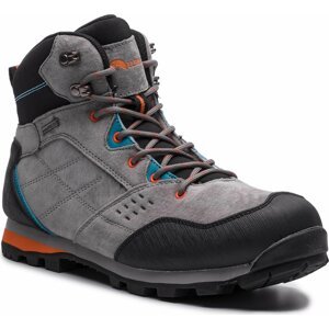 Trekingová obuv Elbrus Condis Mid Wp Dark Grey/Black/Peacock Blue/Orange