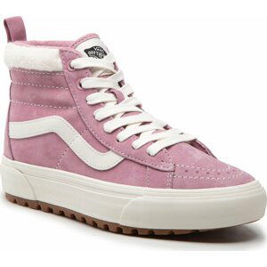 Sneakersy Vans Sk8-Hi Mte-1 VN0A5HZYBD51 Suede/Sherpa Lilas