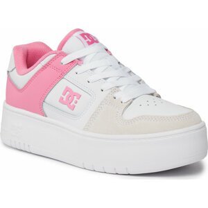 Sneakersy DC Manteca4 Pltfrm ADJS100156 Pink/White PW0
