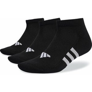 Kotníkové ponožky Unisex adidas Performance Cushioned Low Socks 3 Pairs IC9518 black/black/black