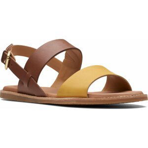 Sandály Clarks Karsea Strap 26171873 Tan Combi