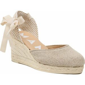 Espadrilky Manebi Low Wedge Espadlilles O 7.1 WL Natural