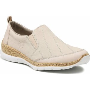 Polobotky Rieker N4274-60 Beige