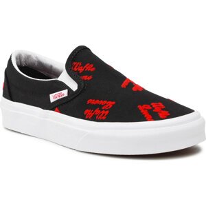 Tenisky Vans Classic Slip-On VN000XG8B0M1 (Waffle Lovers) Black/Tru