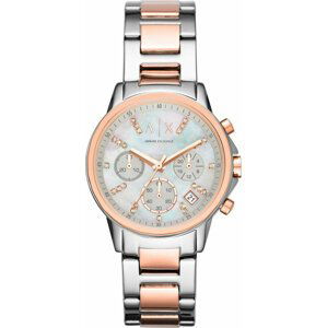 Hodinky Armani Exchange Lady Banks Chronograph AX4331 Silver/Rose