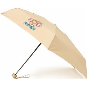 Deštník MOSCHINO Supermini D 8252 Dark Beige/Teddy Charm