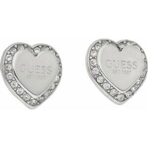 Naušnice Guess JUBE01 427JW RHODIUM